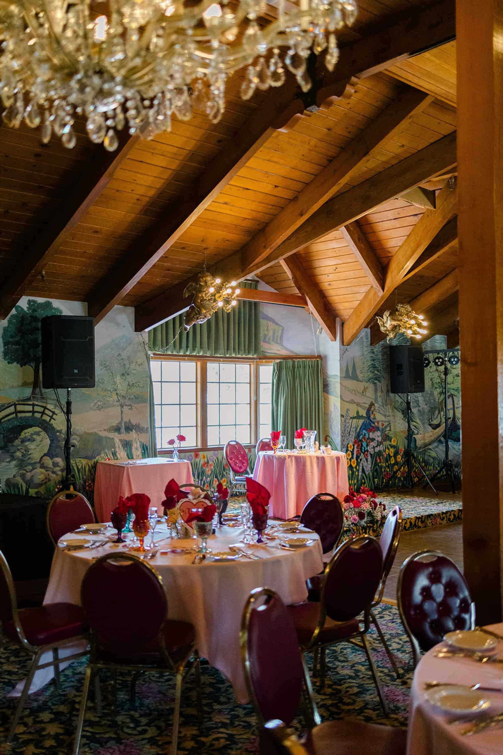 venue spaces inside the Madonna Inn central california