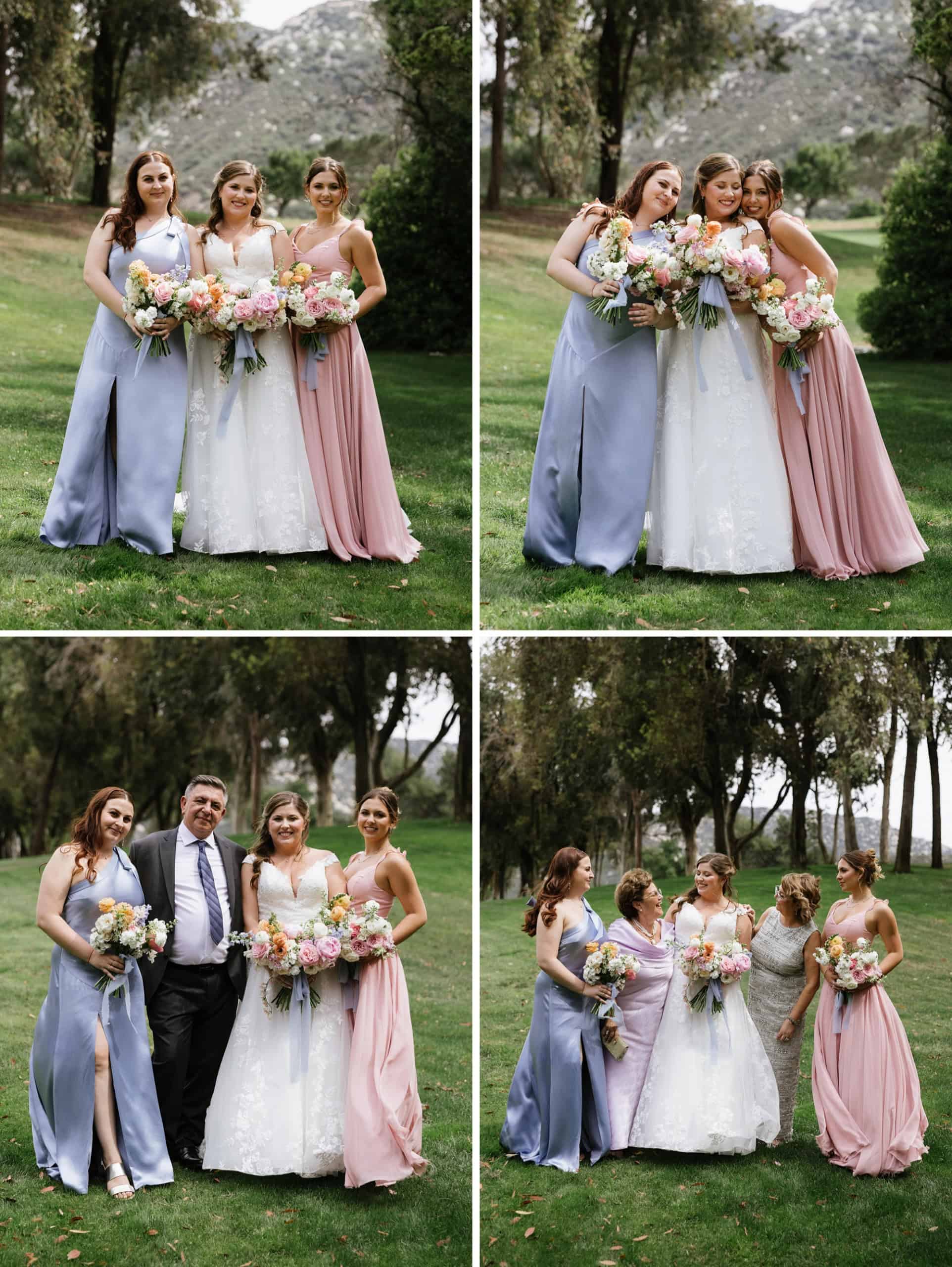 how to take emotional family photos on wedding day