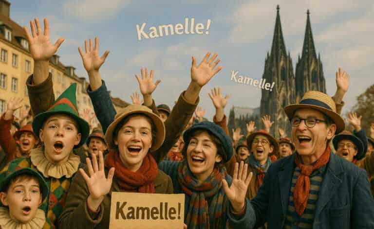 Zuschauer beim Karnevalszug