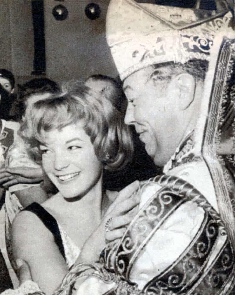 Ferdi Leisten mit Romy Schneider