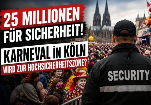 Symbolbild zu den Ausgaben für Sicherheit im Kölner Karneval