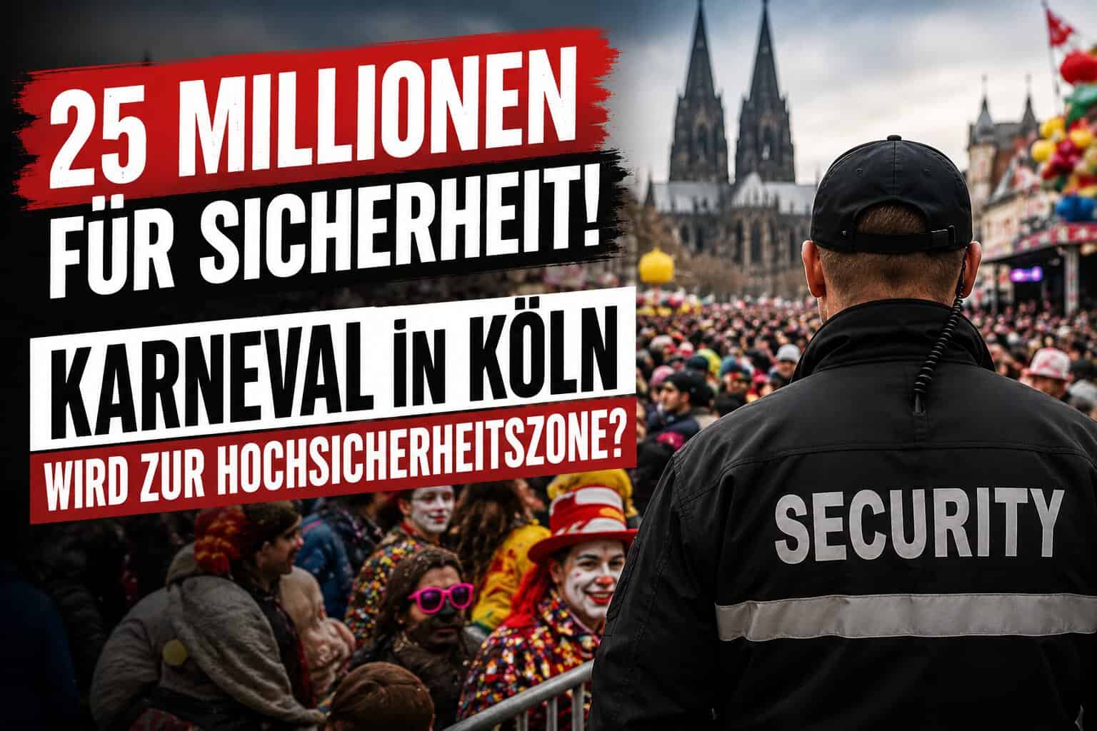 Symbolbild zu den Ausgaben für Sicherheit im Kölner Karneval