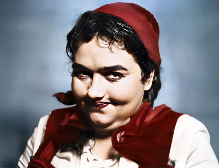 Foto von Trude Herr als Rotkäppchen