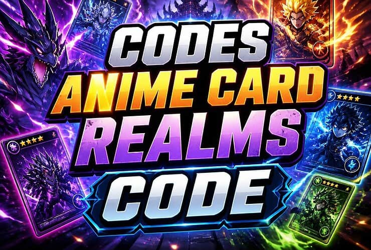 anime card realms code