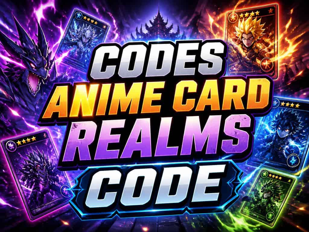 anime card realms code