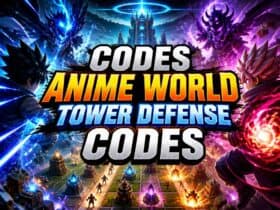 anime world tower defense codes