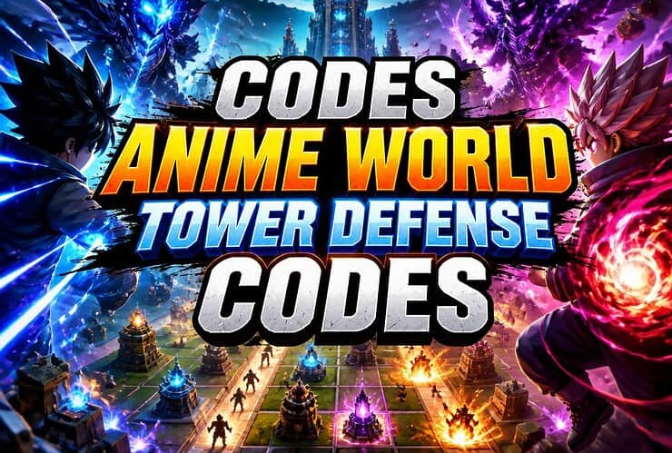 anime world tower defense codes