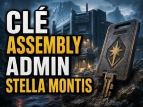 clé de l'administration du site d'assemblage de stella montis