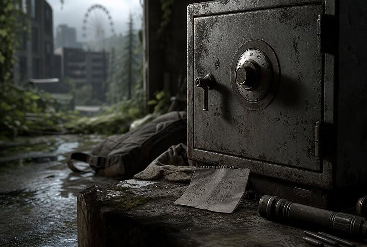 the last of us part 2 code coffre