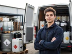 Piles, produits chimiques, néons… À 24 ans, il lance son entreprise de collecte des déchets des entreprises
