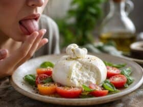 burrata qui pique la langue