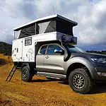 Aménagement de benne de pick-up pour le camping