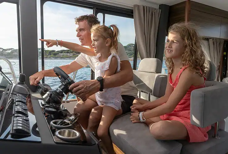 Camper avec son bateau