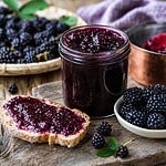 confiture de mûres sans pépins
