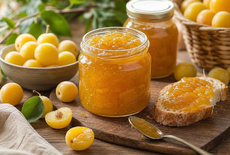 confiture de mirabelles pas trop sucrée