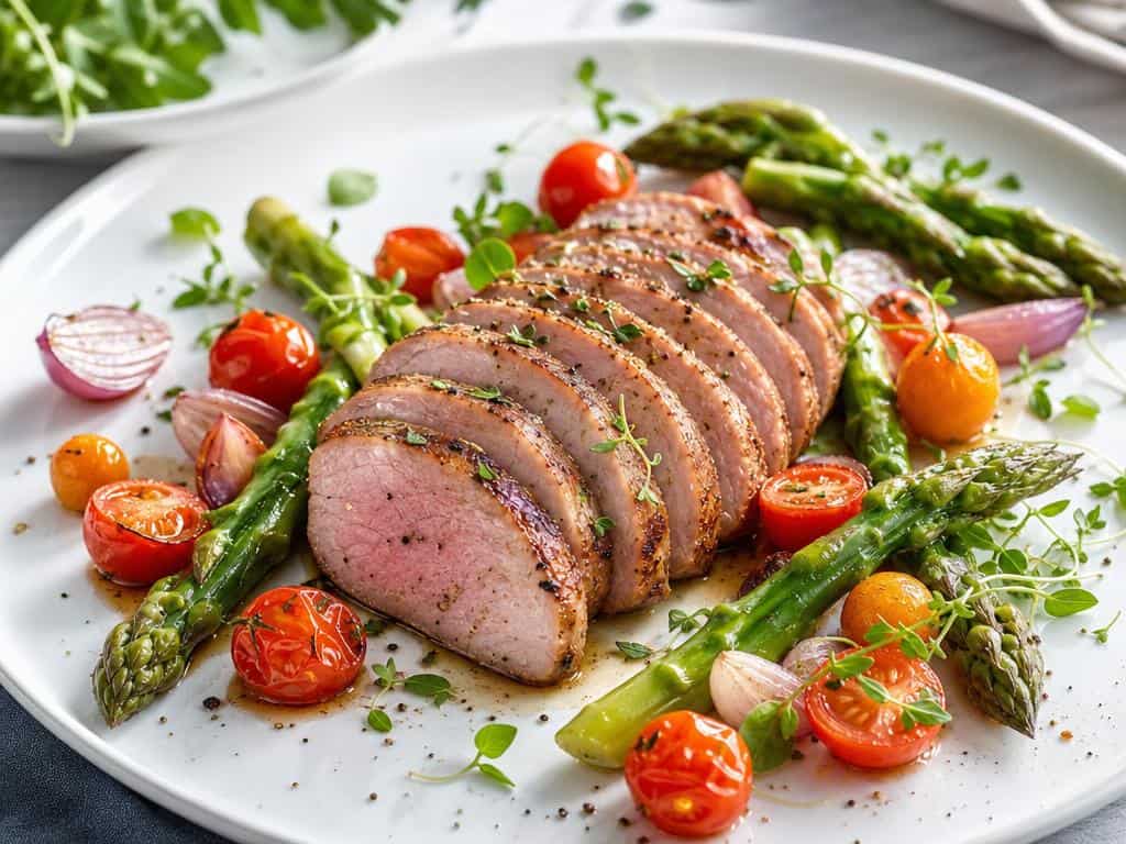 filet mignon au boursin et champignons au four
