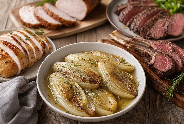 quelle viande pour accompagner des endives braisées
