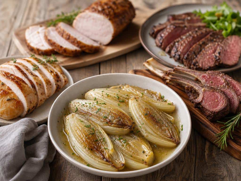 quelle viande pour accompagner des endives braisées