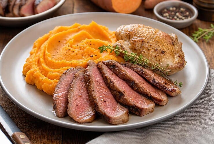 quelle viande pour accompagner une purée de patate douce