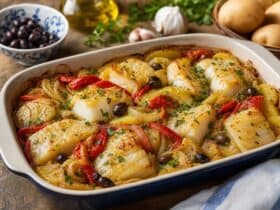 recette morue au four à la portugaise