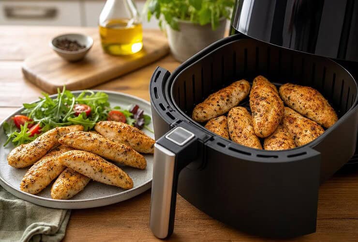 temps de cuisson aiguillette de poulet airfryer