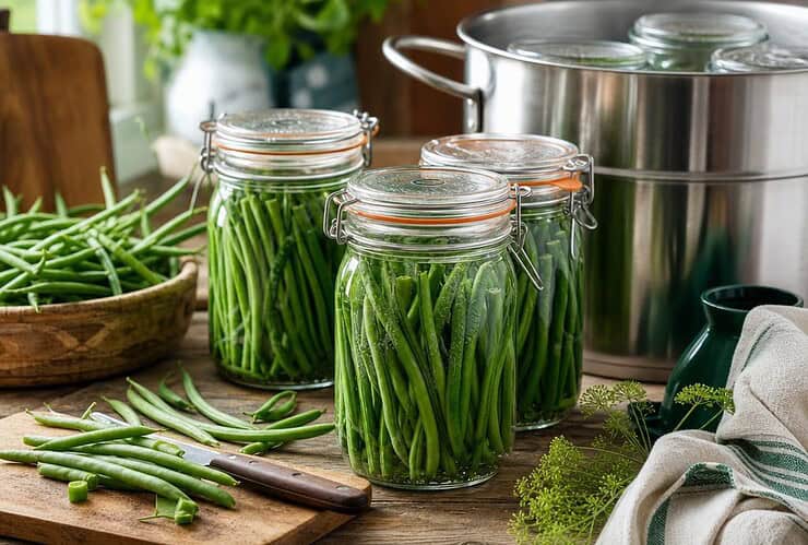 comment stériliser les haricots verts