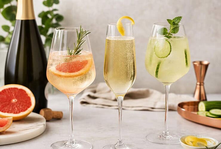 3 recettes de cocktails au crémant à faire chez vous