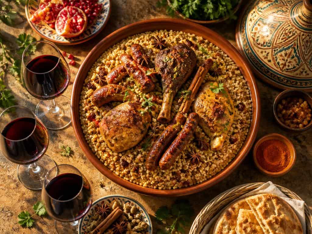 quel vin avec couscous royal