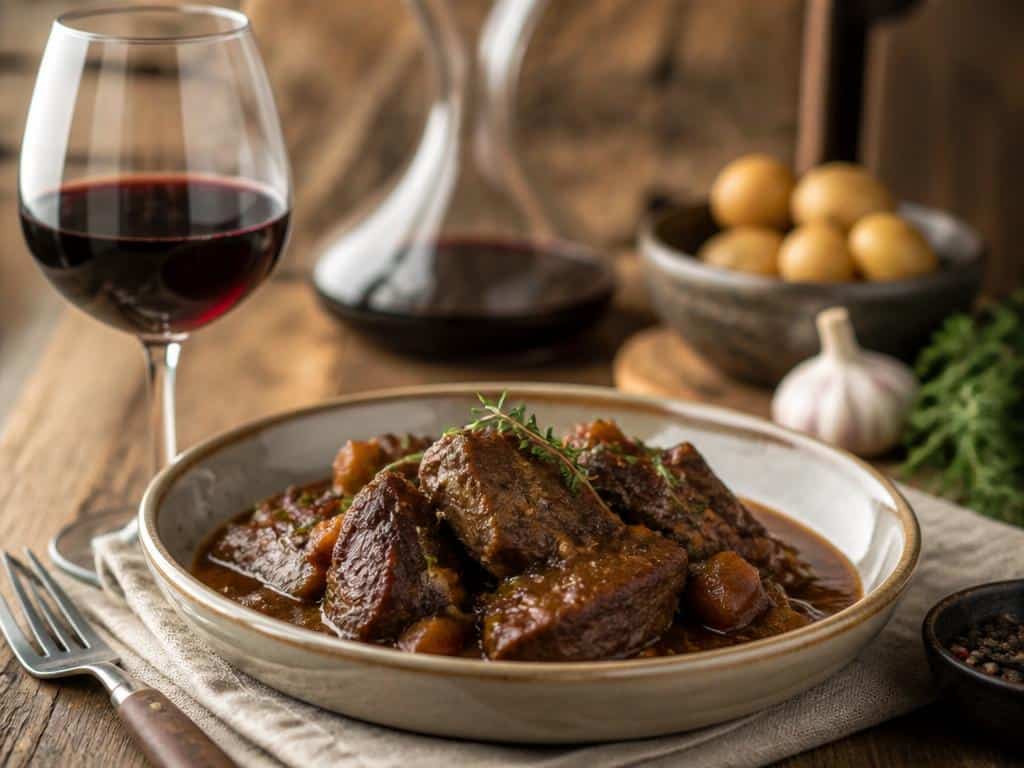 quel vin avec joue de porc