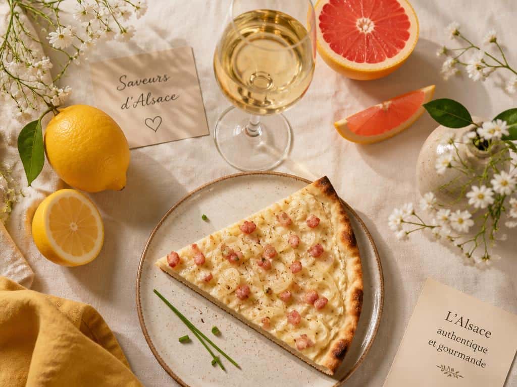quel vin blanc avec tarte flambée