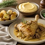 quel accompagnement avec un poulet au vin jaune
