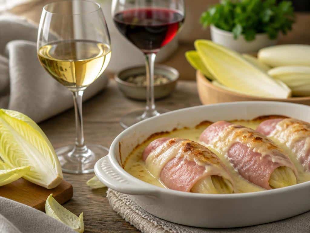 quel vin avec des endives au jambon