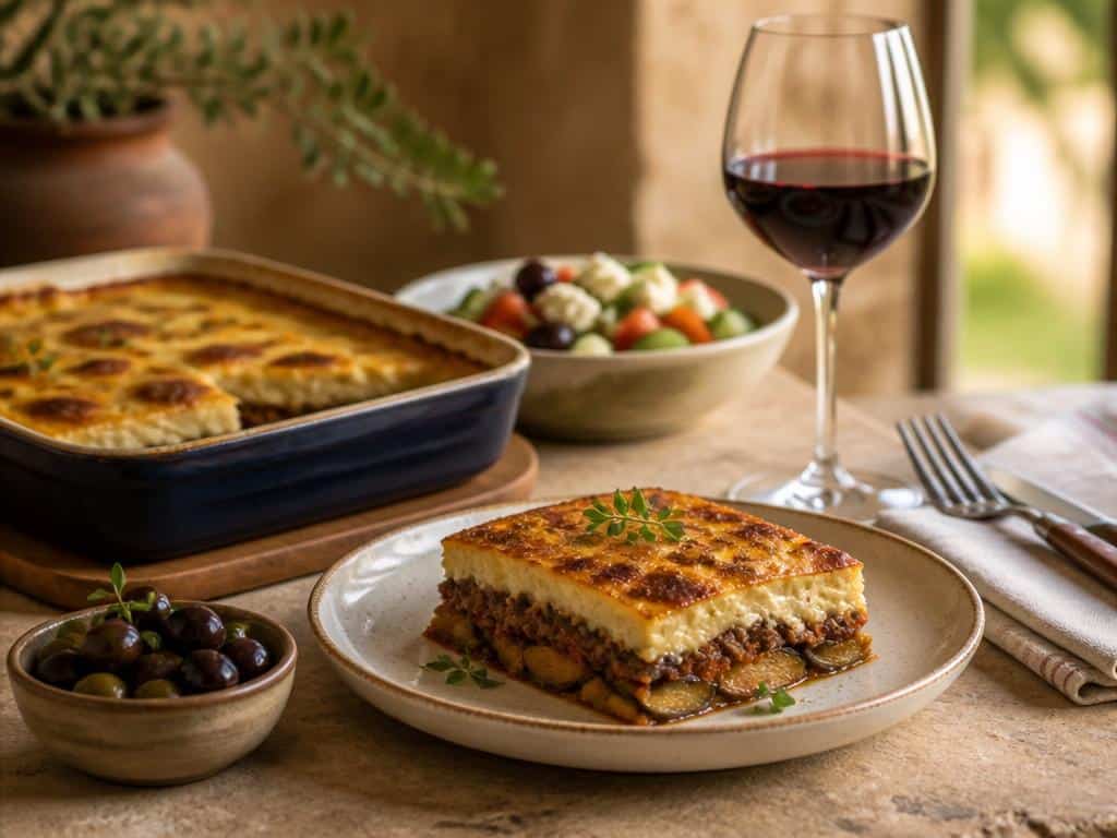 quel vin avec moussaka