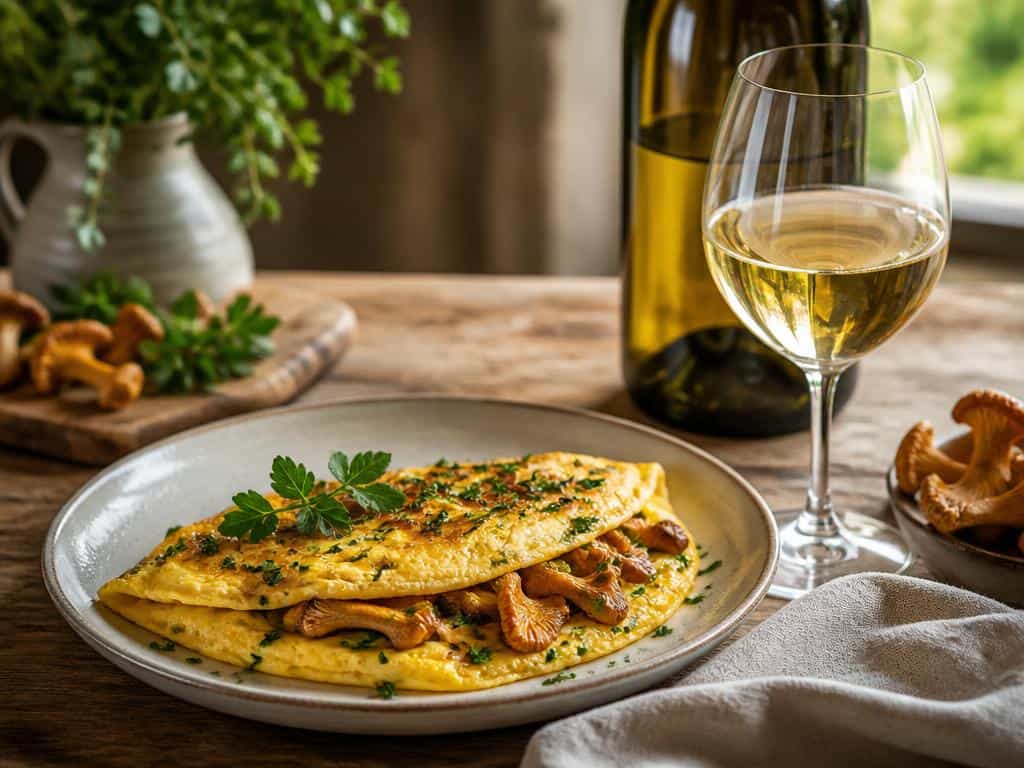 quel vin avec omelette aux girolles