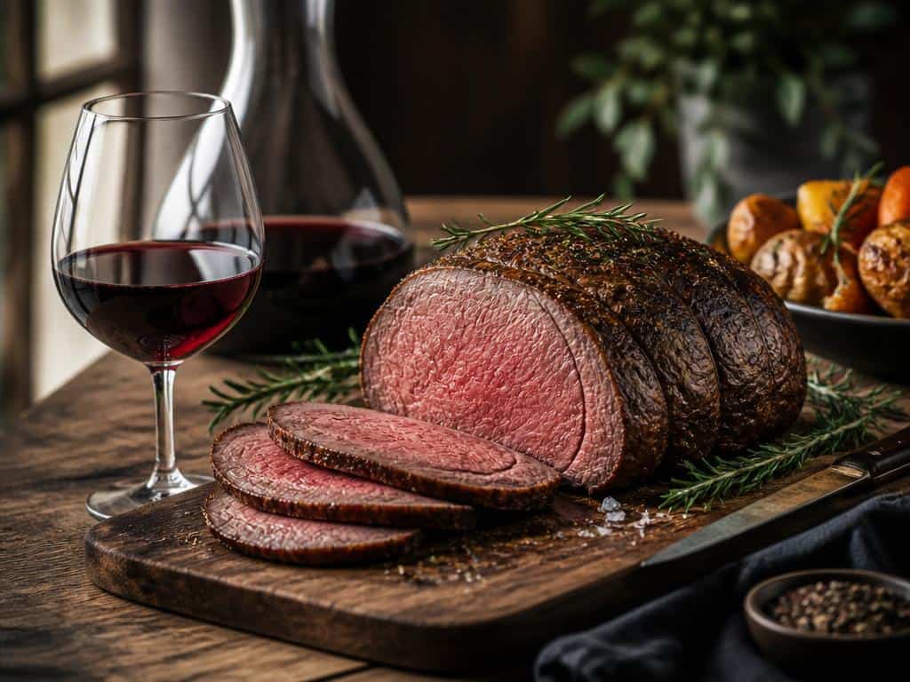 quel vin avec roti de boeuf