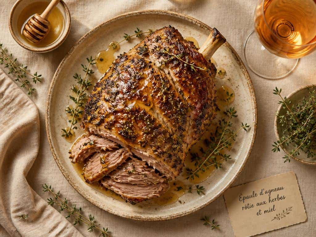 quel vin avec souris d agneau au miel et thym