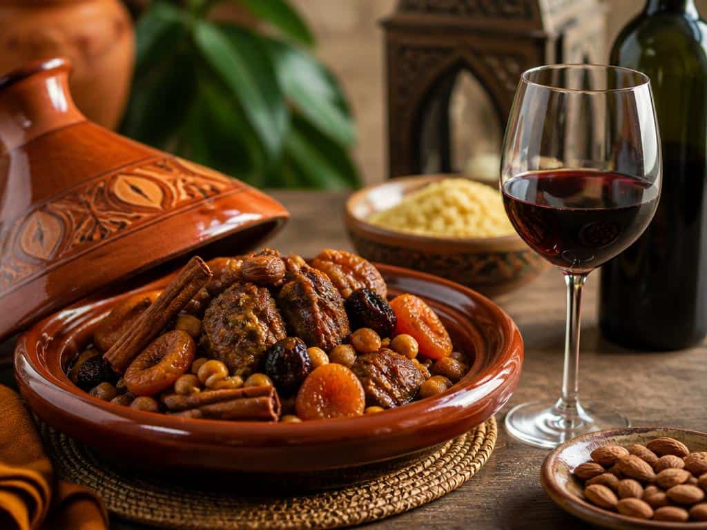 quel vin avec tajine agneau