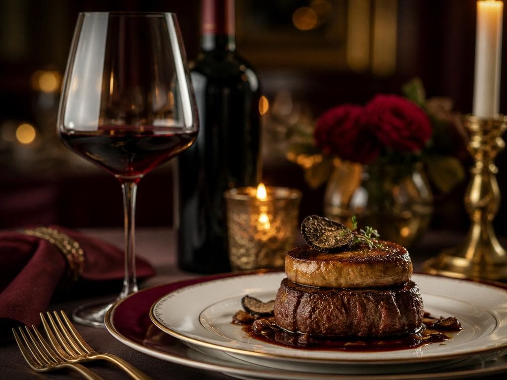 quel vin rouge avec un tournedos rossini