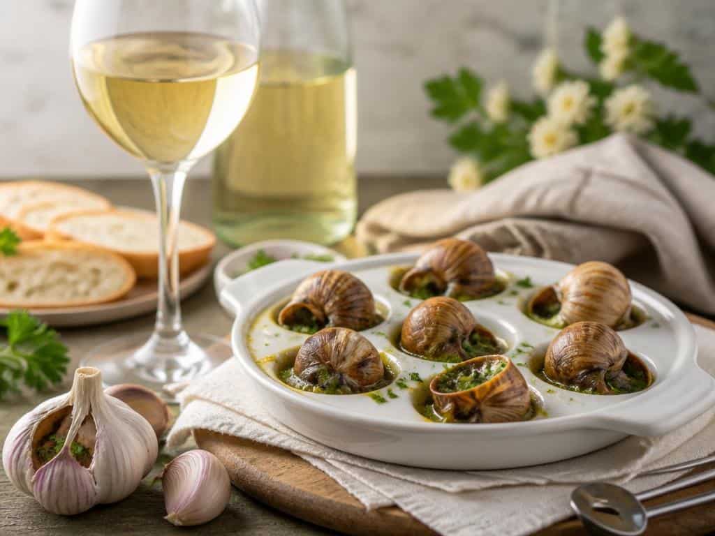 quel vin blanc avec les escargots à lail