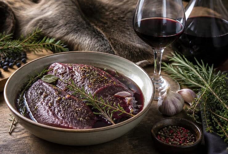 quel vin pour marinade sanglier