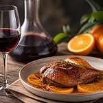 quel vin rouge avec canard à lorange