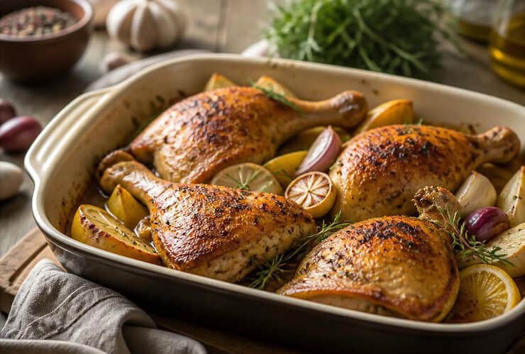 cuisse de poulet au four