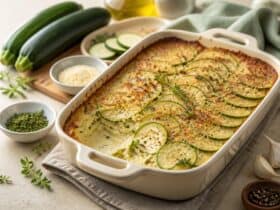 gratin de courgettes sans oeufs