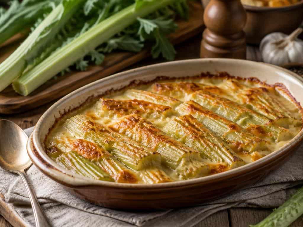 recette gratin de cardons avec un roux