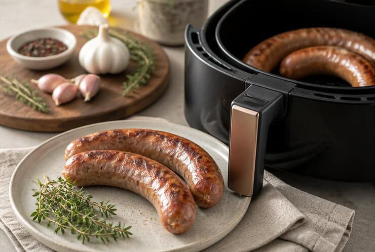 saucisses de toulouse air fryer