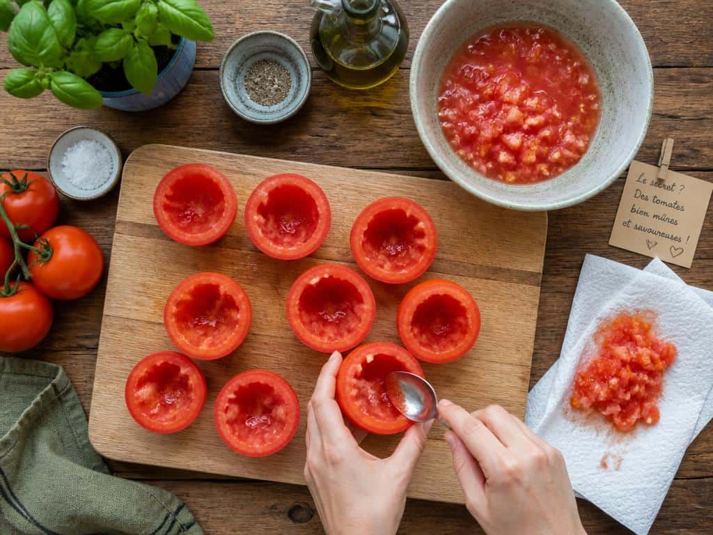 combien de temps tomates farcies riz au four