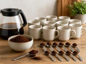 dosage café filtre 12 tasses cuillère à café