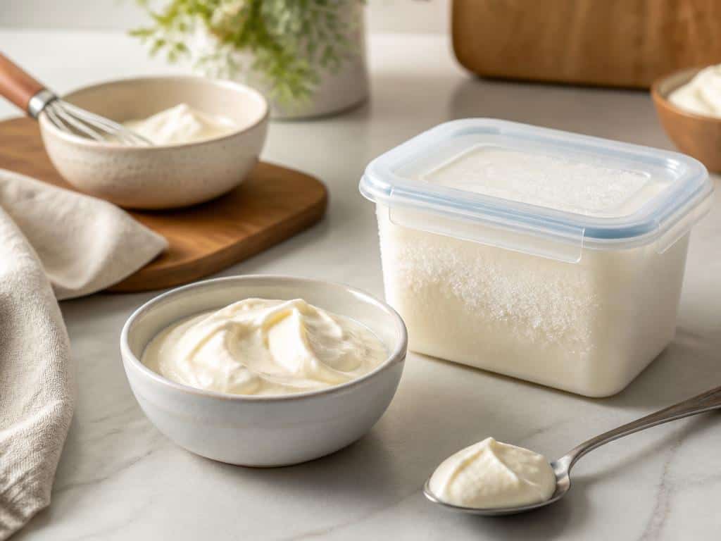 peut-on congeler de la crème fraîche