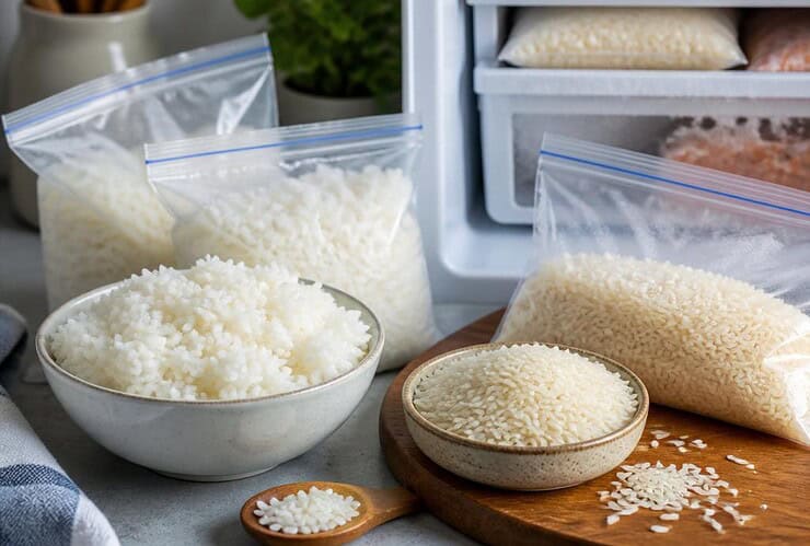 peut on congeler du riz