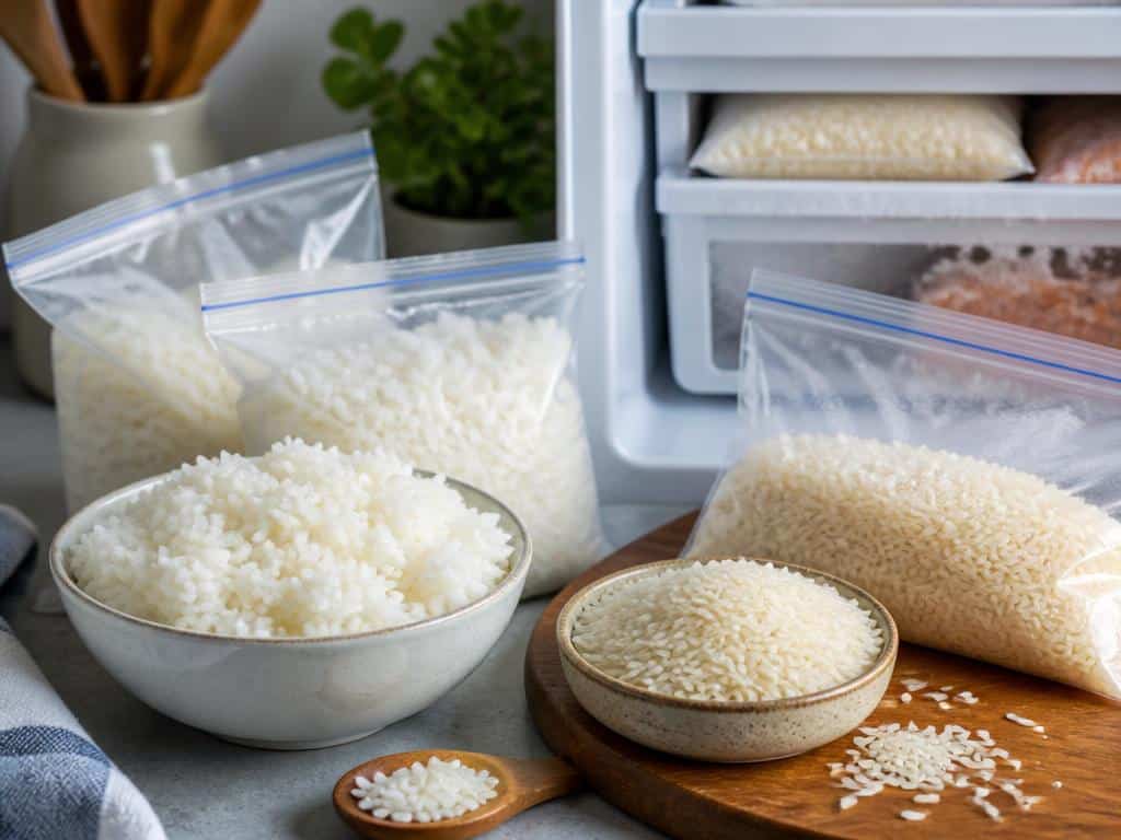 peut on congeler du riz
